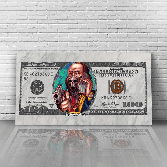 24 x 12 - Small / Gallery Wrap / Grey