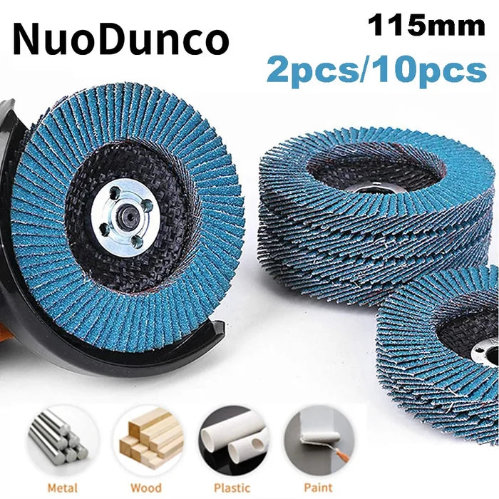 4.5" Zirconia Flap Sanding Discs for Angle Grinder (10-Pack)