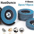 4.5" Zirconia Flap Sanding Discs for Angle Grinder (10-Pack)