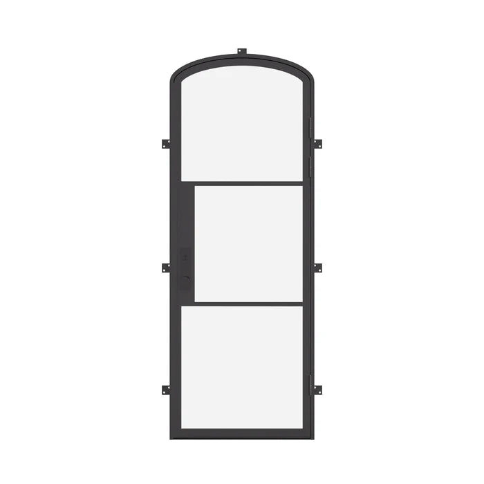Air 4 single mini arch steel exterior door with strong slim frame