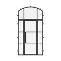 Air 4 single flat door with side windows and arched transom, custom