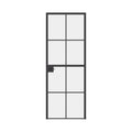Interior Dutch single flat steel door, black factory style