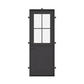 Air Getty Dutch single flat custom steel Dutch front door with traditional split design