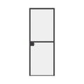 Pre-hung Air Lite Dutch interior single flat door in solid hot-rolled ottostumm steel with removable threshold