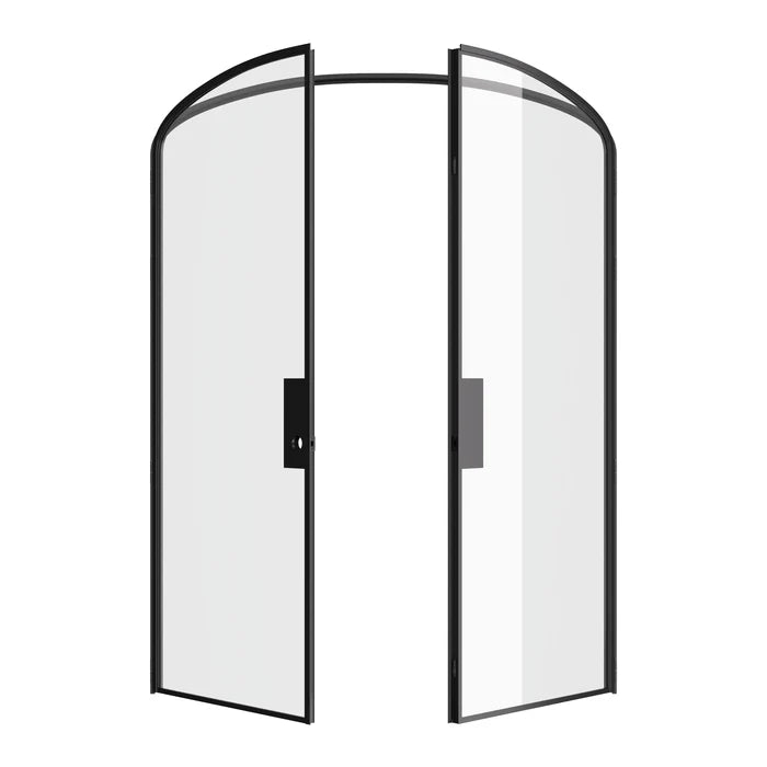 Ottostumm steel double mini arch door with pre-hung frame