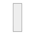 Fixed steel side window panel with slim architectural frame and glass