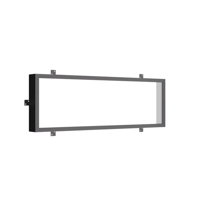 Air thermal break flat top steel window with energy efficient insulated glass