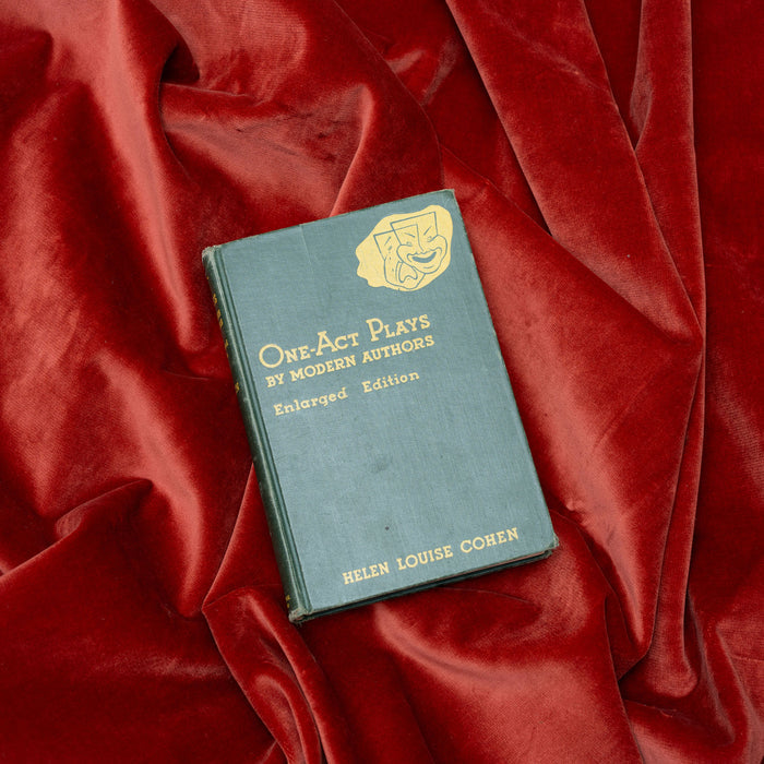 Antique 1921 "One-Act Plays by Modern Authors" Book