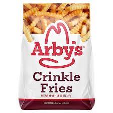 ARBY'S CRINKLE CUT FRIES 26 OZ ##ROCK VALUE PRODUCT. ORDER BY  TUESDAY EVENING JAN 13 FOR JAN 21 DELIVERY ##