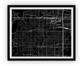 Arlington Texas Map Print - Choose your color