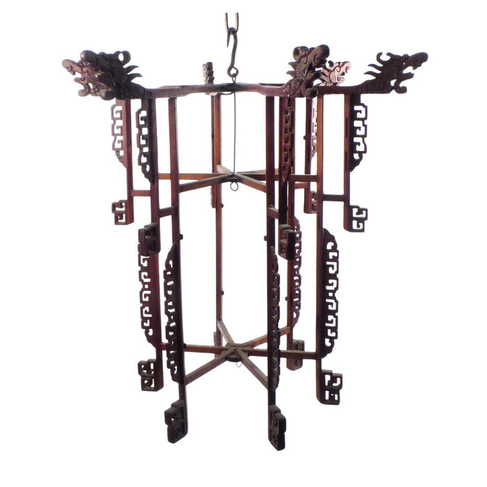 ASIAN ROSEWOOD LANTERN