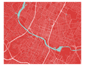 Austin Map Print - Choose your color