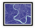 Bangkok Map Print - Choose your color