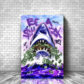 20 x 16 - Small / Gallery Wrap / Blue/Purple