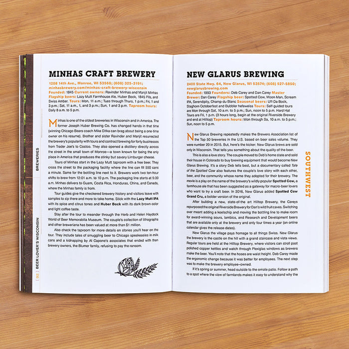 "Beer Lover's Wisconsin: Best Breweries, Brewpubs and Beer Bars" by Kathy Flanigan