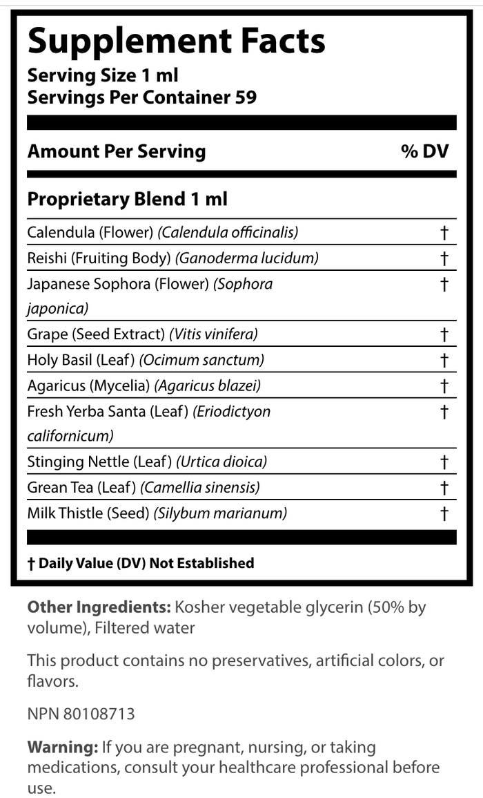 Mast-Ease Herbal Extract Supplement Facts