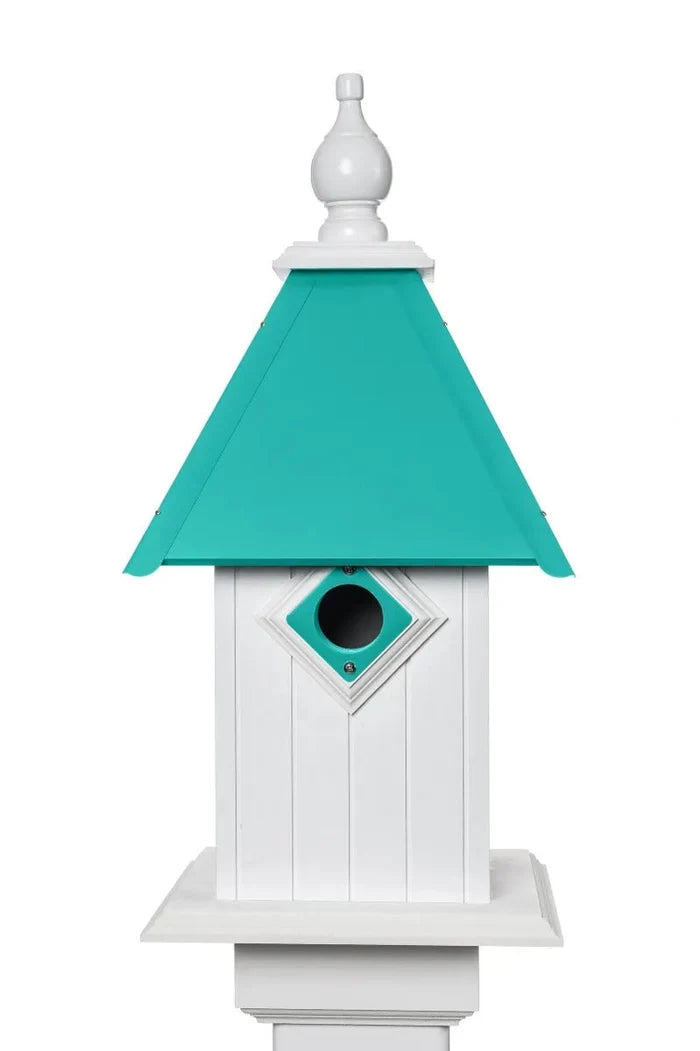 beach glass all american birdstead birdhouse