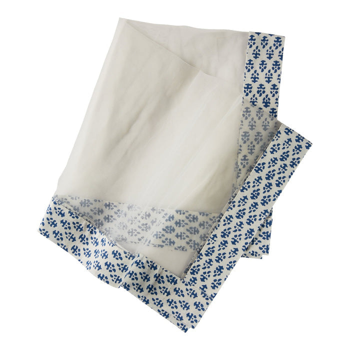 BLUE BATIK TABLE LINENS