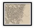 Bogota Map Print - Choose your color