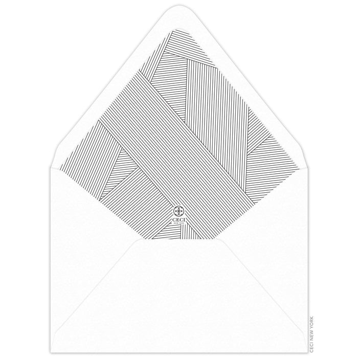 Bond Invitation Envelope Liner