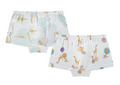 Boys Boxer Briefs Underwear (Bamboo, 2 Pack) - Prairie Fun