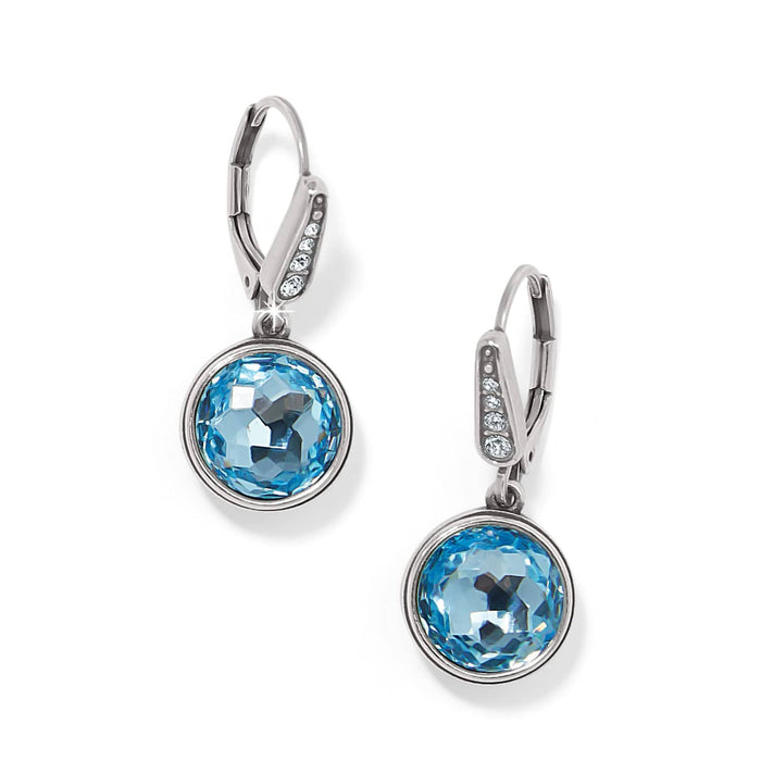 Brighton Meridian Aurora Leverback Earrings -Aqua