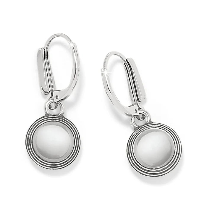 Brighton Meridian Aurora Leverback Earrings -Aqua