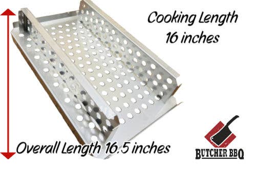 Brisket Basket Adjustable Pan For Cooking Brisket