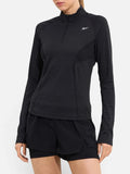 Buzo Mujer Reebok Running 1/4 Zip - Night Negro