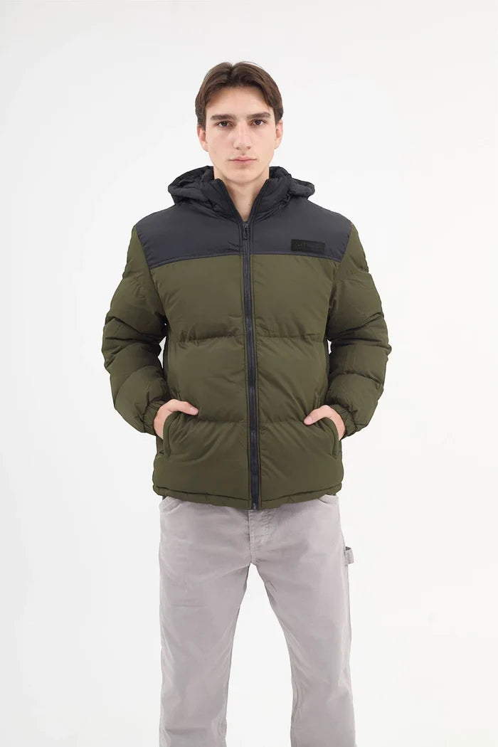 Campera Vart Puffer Esteroide Verde
