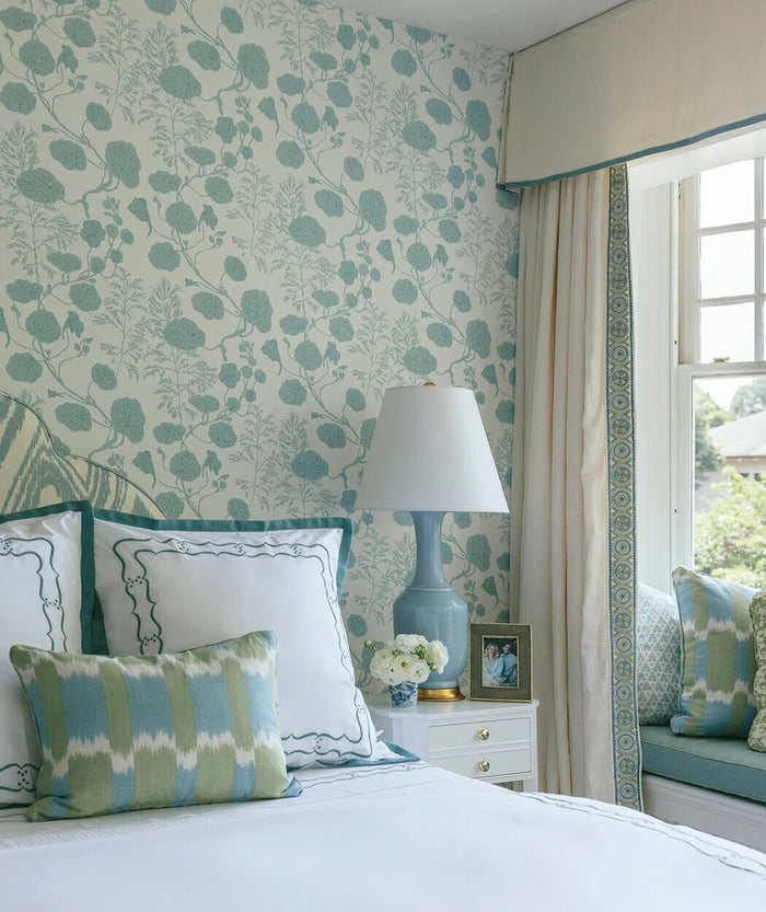 Caption: Design: Meg Braff Designs, Colorway: Wedgewood Blue