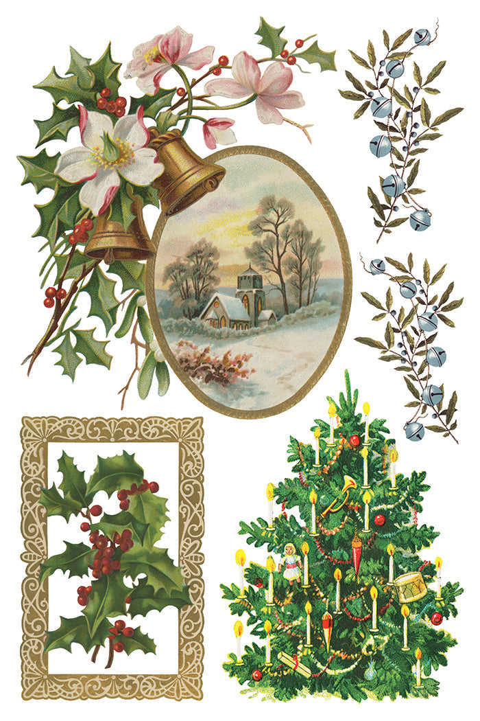 Christmas Joy IOD Transfer