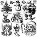 Christmas Wishes 12x12 IOD Stamp