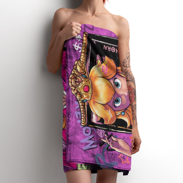 DARE TO PLAY, SEIZE THE THRONE BEACH TOWEL - REBHORN DESIGN