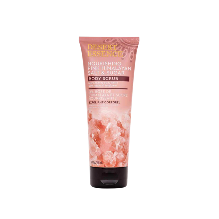 Desert Essence Nourishing Pink Himalayan Salt & Sugar Body Scrub 1