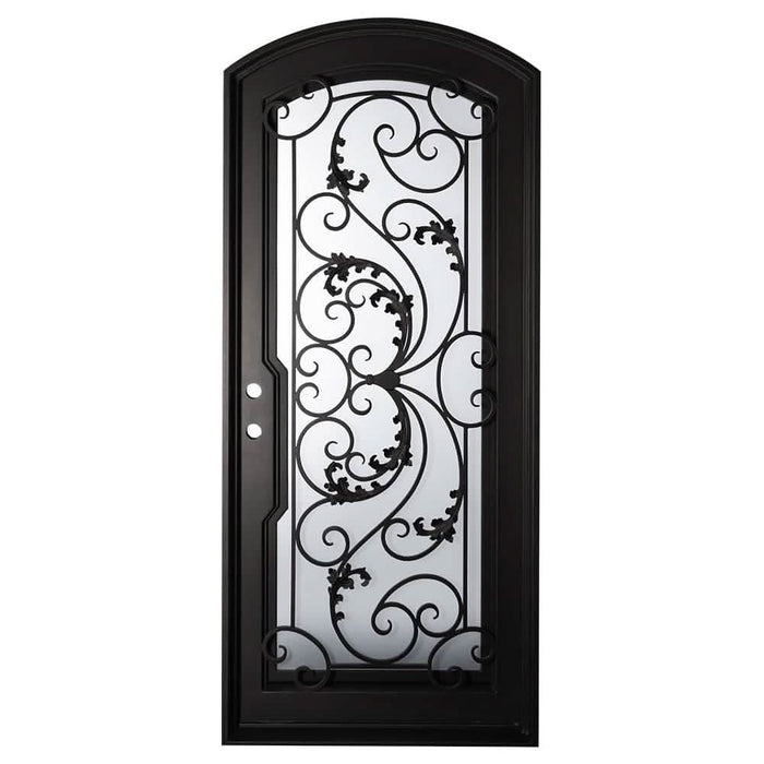 Dream soft arch top iron single door with thermal barrier.