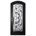 Dream soft arch top iron single door with thermal barrier.