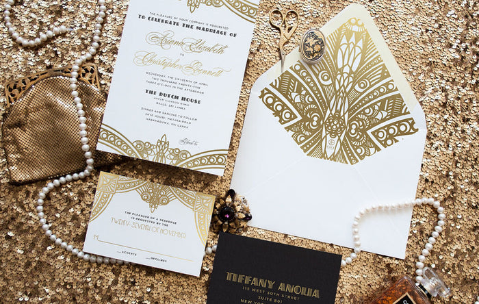 Dreaming of Deco Showstopper Save the Date