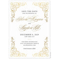Elegant Scroll Save the Date