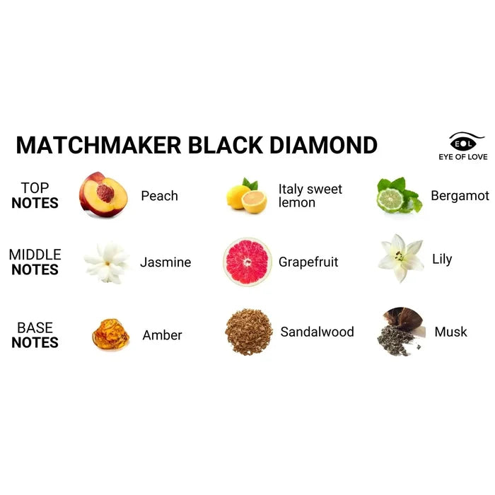 Matchmaker Black Diamond Attract Her Massage Candle - 6 fl. oz.