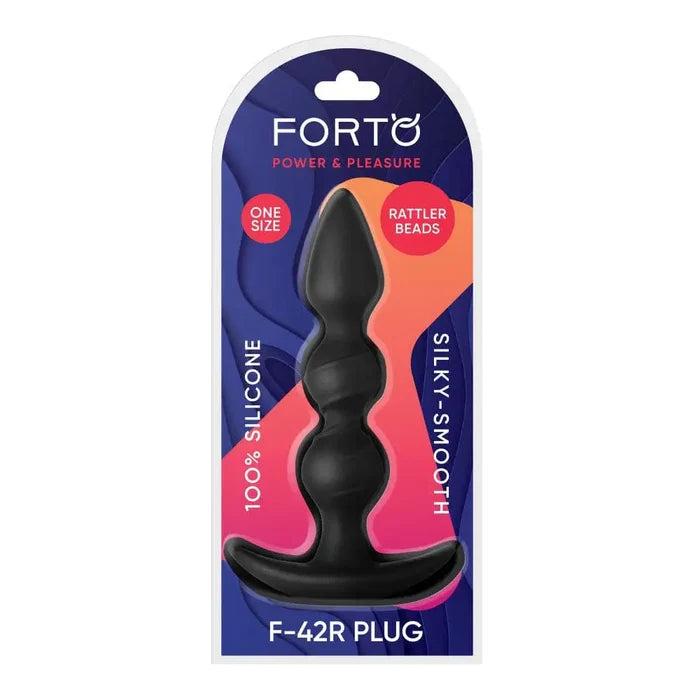 Forto F - 42R Rattler Spiral Beads Butt Plug - Rolik®