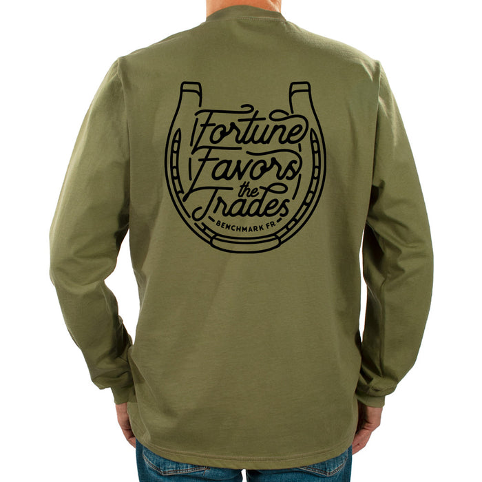 "Fortune Favors the Trades" Horseshoe FR Shirt