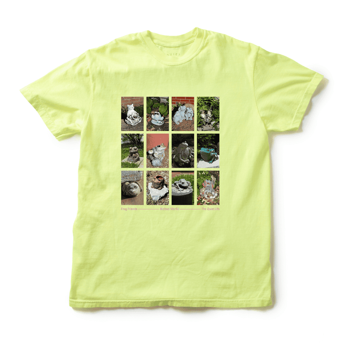 Frog Friends T - Neon Lemon
