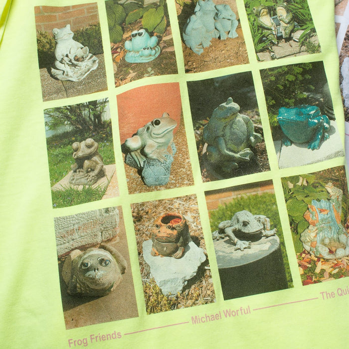 Frog Friends T - Neon Lemon