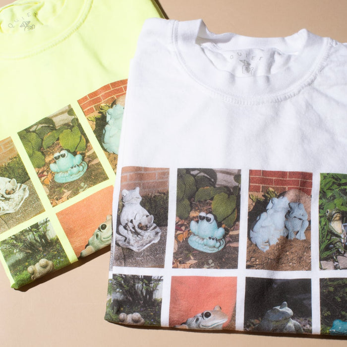 Frog Friends T - Neon Lemon