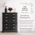 Furniture 101 at The Empty Nester Studio Franklin MA  Saturday 9/26/26 10 am - 1 pm