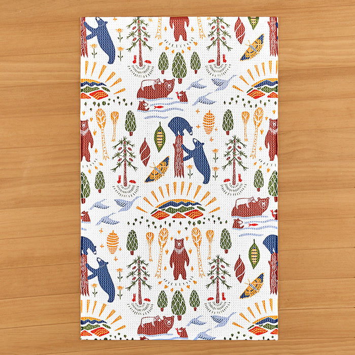 Geometry Tea Towel, Mama Bear