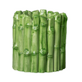 GREEN BAMBOO VASE
