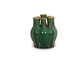 GREEN GLAZED TULIPIERE