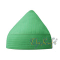 Green Semi-Rigid Soft Handcrafted Tall Naqshbandi Tariqah Sufi Nakshibendi Kufi Hat